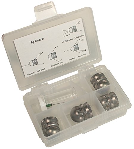 3/8" NPT Button Nose Sewer Jetter Nozzle 4 Piece Set 4.0 GPM 3000 PSI 4.8 Orifice