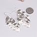 Sterling Silver Plated Drop Dangle Chandelier Hook Earrings L12
