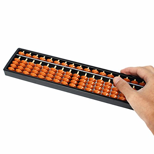 CynKen Plastic Abacus Arithmetic Soroban 17 Digits Kids Maths Calculating Tool