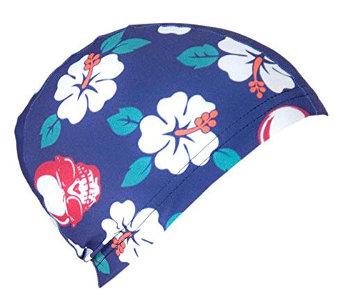 Revo Skull Fabric Swimming Cap | Fantastic Pool Cap | Swim Cap for Men, Woman and Kids | Great Comfort and Fit | Made in Italy