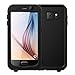 iThrough Waterproof Phone Case For Galaxy S6, IP68 2M Protective Shockproof Dustproof Cover, Black