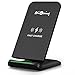 Fast Wireless Charger, [Upgraded Version] HiGoing Galaxy S8 QI Wireless Charging Stand Pad for Samsung Galaxy S8+ Plus S7 S7 Edge Note 5 S6 Edge Plus (No AC Adapter)