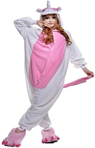 VIGEROUS Unisex-adult Kigurumi Onesie Pink Unicorn Pajamas XL Pink Unicorn