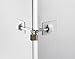 Refrigerator Door Lock with Padlock - White primary
