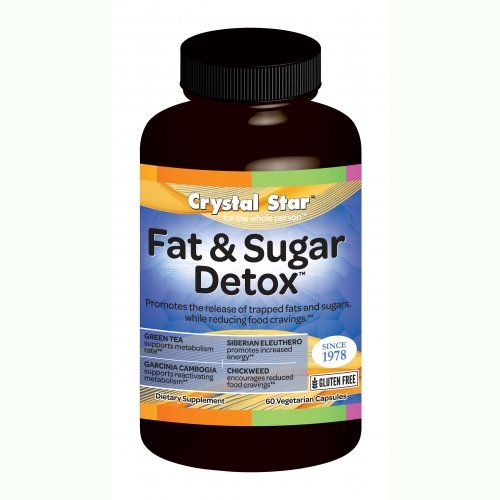 Crystal Star Fat and Sugar Detox Herbal Supplements, 60 Count
