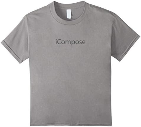 Kids I Compose Music Orchestra Composer Musician T-shirt 6 Slate