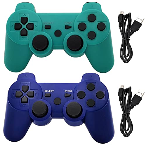Ceozon PS3 Controller Wireless Playstation 3 Controller Bluetooth Gamepad Compatible for 2 Pack