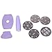 UNKE 1Set Nail Art Stamping Stamper Kit 5 Styles Polish Stamp Decoration