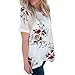 WOCACHI Women's Color Block Long Sleeve Tunic Floral Leopard Tops Blouses Shirt