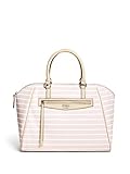 GUESS Factory Women's Claire Maine Striped Satchel