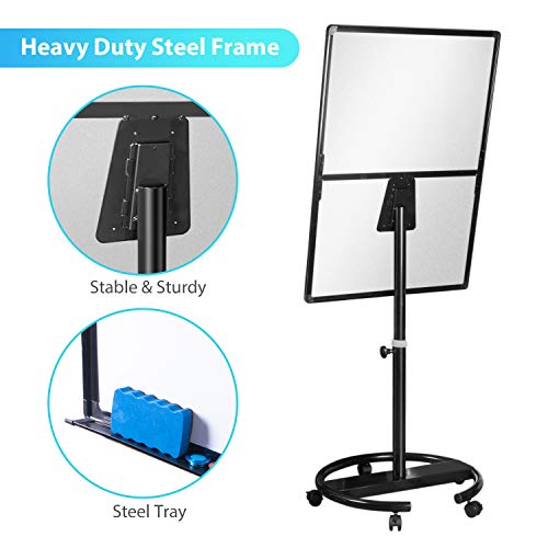 5 Magnetic+Mobile+Whiteboard+inches+Flipchart