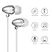 Antopos In-ear Earbuds Earphones with Mic and Remote Control for iPhone iPad Samsung and More