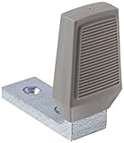 Angle Door Stop, Floor Mount, Zinc-Plated
