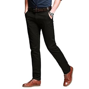 Match Men’s Slim Tapered Stretchy Casual Pants www.denim.fit