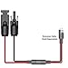 Solar Cable Compatible with MC4 Connector to SAE Adapter 10AWG Wire Cable 16.5in/42cm for RV Solar Panel
