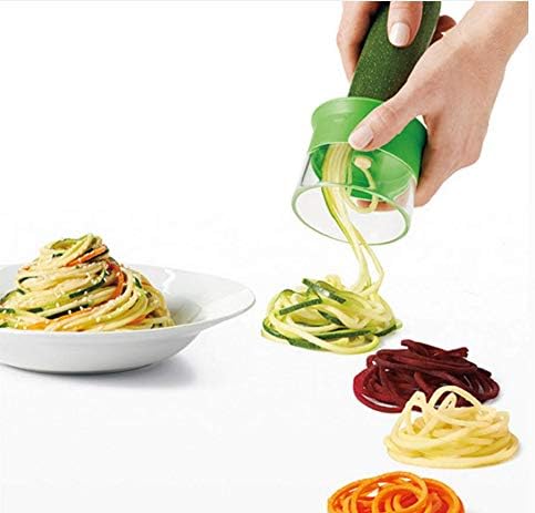 Hand Spiral Cutter for Vegetable Spaghetti Potato-Courgettes, Cucumbers, Asparagus Peeler Schneider, Cucumbers Peelers, Carrots Grater Carrots Peelers, Vegetable Slicer