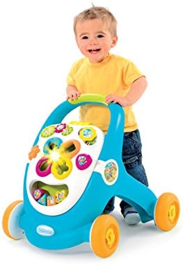 smoby trotteur cotoons walk and play rose