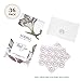 Thank You Cards: Posh Floral Bulk Set of Blank Note Cards - Personalized Greeting Card for Business Notes, Party Events and More - Assorted Modern Pack with Envelopes and Pretty Stickers Inside
