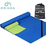 Microfiber Towel for Travel, Camping, Beach, Bath, Fast Drying - Super Absorbent - Portable &Idea for Indoor and Outdoor Sports Gym, Fitness, Golf, Yoga, Hiking, Bowling