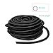 YXQ 100Feet 1/2 inch ID Corrugated Tubing Tube Non-split PE Bellows Pipe Black Preservative Electric Conduit Liquid Wire Loom Cable Cover Sleeve