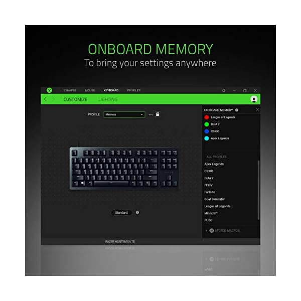 Razer-Huntsman-Tournament-Edition-Premium-Keyboard-with-Razer-Opto-Mechanical-Keys-Optical-Drive-Key-Stabilizer-Bar-Unmatched-Durability-Razer-Synapse-3-UK-Layout-Black Razer Huntsman Tournament Edition (Red Switch) - TKL Mechanical Gaming Keyboard (Compact Keyboard with Fastest Linear…
