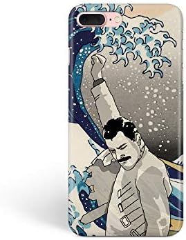 iPhone Case Freddie Mercury Great Kanagawa Wave for Apple iPhone 6 Hard Case Durable Protective Shell Cover Case Queen Bohemian Rhapsody (iPhone 6)