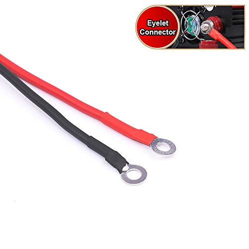 Beleeb 3 Meters Charging Cable Extension Cord Charging Clips for Battery Charge Power Inverters Solar Charging