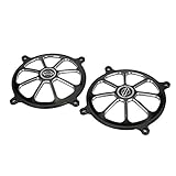 OSAN Black CNC Audio Fairing Mount Speaker Grill Cover For Harley Touring Glide Trike