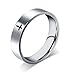 Stainless Steel Cross Ring for Mens Womens Christian Jesus Christ Lord Prayer Silver
