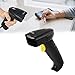 TaoHorse Handheld USB Barcode Scanner Wired Laser 1D Bar Code Reader with Automatic Continuous Scanning for POS PC Laptop Plug and Play
