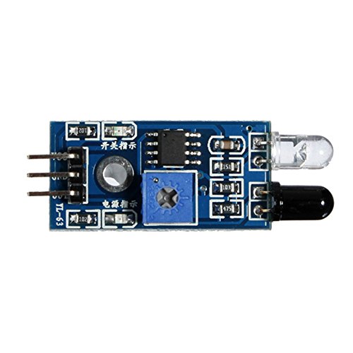 Merssavo IR Infrared Barrier Module Sensor Obstacle Avoidance for Arduino Intelligent Car Robot 3 Blue - Thumbnail 4