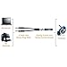 MillSO Headset Splitter, CTIA 3.5mm 2 Male to 1 Female Headphone Adapter with Separate Microphone and Headphone Jack for Gaming Headset to PC - 30CM/12inch