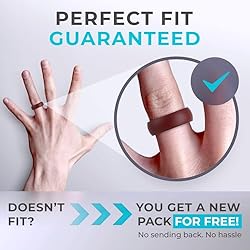 ThunderFit Men's Air Groove 7.8mm Wide 1.8mm Thick