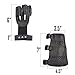 AMYIPO 3 Finger Protective Glove & 3 Straps Arm Guard (Black-for Youth, 2-Piece Set)