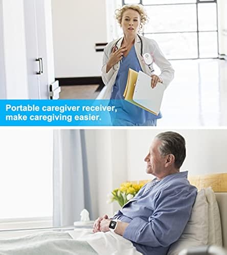 Wireless Caregiver Pager System - 800+ Foot Range With Vibration Alert For Elderly Care Ring Battery Doorbell Wireless Caregiver Pager System - 800+ Foot Range With Vibration Alert For Elderly Care Ring Battery Doorbell