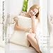 Latex Pillow, ALPHA LATEX Thailand Natural Contoured Organic Pillows for Neck Pain Anti-Mite Hypoallergenic Bed Pillow for Sleeping - Low&High Ergonomic Contour Design for Back &Side Sleepers