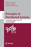 Image de Principles of Distributed Systems: 9th International Conference, OPODIS 2005, Pisa, Italy, December 12-14, 2005, Revised Selected Paper (Lecture Notes