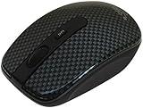 ShhhMouse Wireless Silent Mouse with 1000, 1200 and 1600 dpi switch, 90% Noise Reduction (Battery Included) (1 YEAR US WARRANTY) (Carbon Fiber)