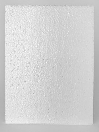 Styrofoam Sheets (6 X 8 X 1/4 Inches) - White (Lot of 20)