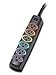 Kensington SmartSockets 6-Outlet, 8-Foot Cord, & 1260 Joules Premium Surge Protector (K62144NA) Rainbow