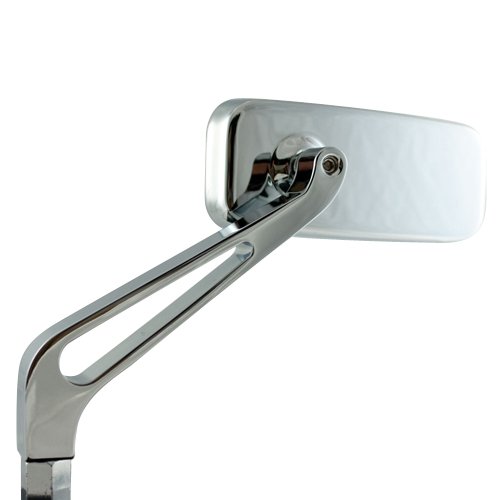 Magazi chrome rectangular mirrors motorcycle sportster …