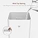 TaoTronics Top Fill Ultrasonic Humidifier,Cool Mist Humidifier & Oil Diffuser Humidifier for Bedroom Baby Large Room, 3 Mist Levels, Timer, Waterless Auto Shut Off -(5L/1.32 Gallon, US 110V)