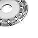 65mm Wood Shaping Disc Wood Carving Disc 16mm Bore 12 Teeth Extreme Shaping Disc for 100 Angle Grinder Woodworking Tool