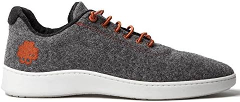Baabuk Urban Wooler Sneaker,Light Grey/Orange,EU 44 M