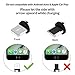 TOPK USB Magnetic Cable,Micro USB and Type C 3in1, 90 Degree Right Angle,Nylon Braided Cord,360 Magnetic Charging Cable with Led Light,(3-Pack,3.3ft/6.6ft/6.6ft) Cell Phone Charger Cable for Android