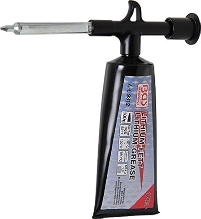 BGS 9311 Mini-Fettpresse mit 100 g Lithium-Fett (1 Tube)