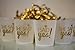 Breeze Moments Bridal 2oz. Shot Glasses, 'I Said Yes', 'She Said Yes', Frosted & Gold, 12-pack