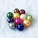 HENGSHENG 10 Pieces Freshwater Cultured Pearl Oysters with Single 6-8 mm Round Pearl Inside Love Wish(Random Color)