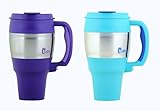 bubba 34 oz travel mug classic plum & turquoise (2 Pack)