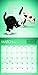 Yoga Cats Together 2018 12 x 12 Inch Monthly Square Wall Calendar with Foil Stamped Cover by Plato, Animals Humor Cats